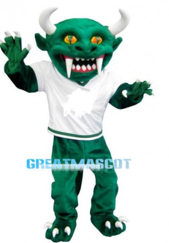 Fearsome Green Monster Hodag Mascot Costume 