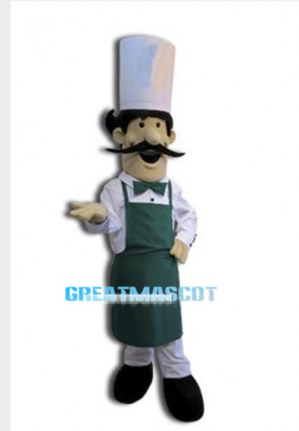 Pizza Chef Mascot Costume