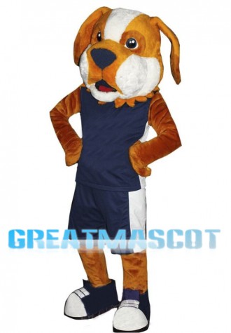College Sports Bulldog Mascot Costume