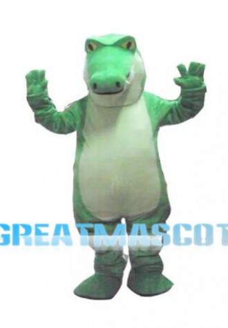Lightweight Green Alligator Mascot Costume