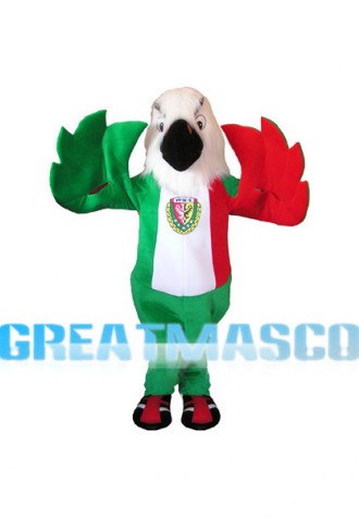 Italian White Headed Eagle Mascot Adult Costume