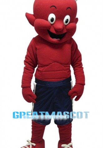 Power Little Devil Mascot Adult Costume 