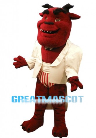 Power Devil Gentleman Mascot Costume 