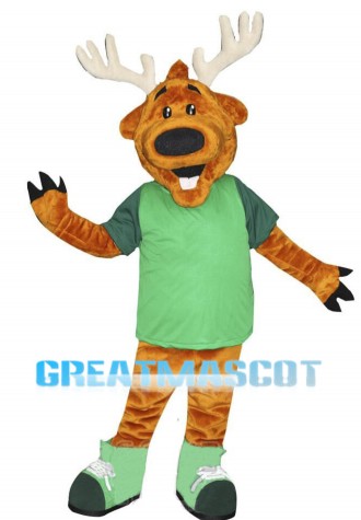 Lovely Siberian Roe Deer Mascot Costume 