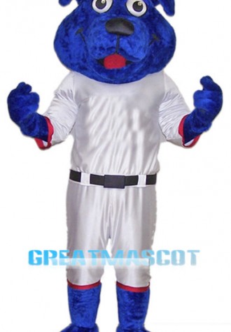 Sports Blue Dog Mascot Costume