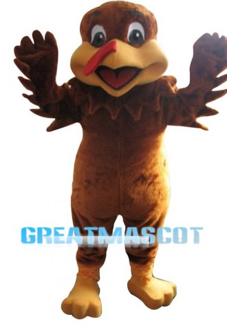 Cute Cartoon Turkey Mascot Costume 