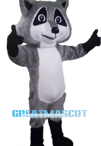 2nd Version Of The Raccoon Mascot Adult Costume