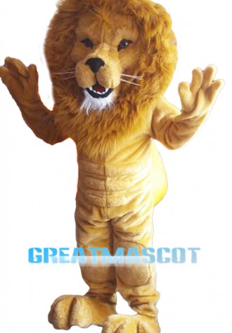 Power Golden Lion Mascot Costume