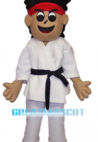 Taekwondo Boy Mascot Costume