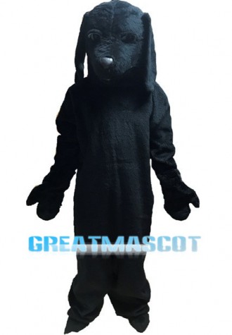 Black Labrador Dog Mascot Costume 