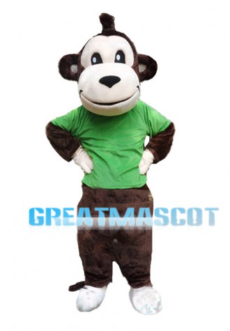 Naughty Big Mouth Monkey Mascot Costume