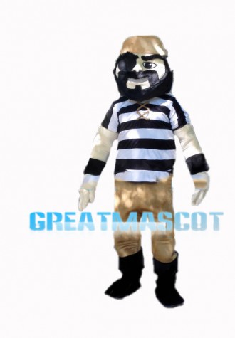Abominable One-eyed Robber Mascot Costume