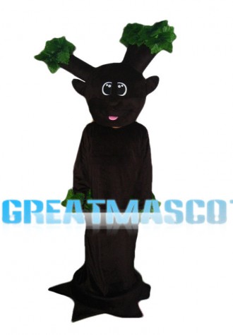 Brown Tree With Bare Branches Mascot Costume