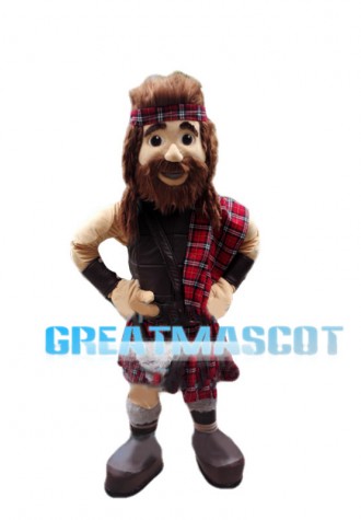 Brutal Rude Tribal Man Mascot Costume