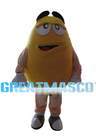 Round Chocolate Beans Mascot Costume