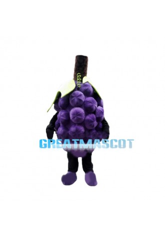 Bunch Of Purple Grapes Mascot Costume