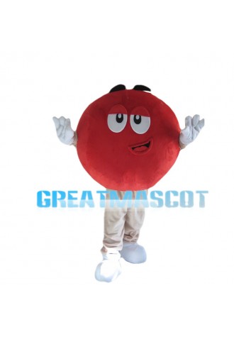 Round Chocolate Beans Mascot Costume