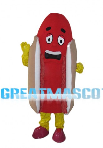 Delicious Hot Dog Mascot Costume