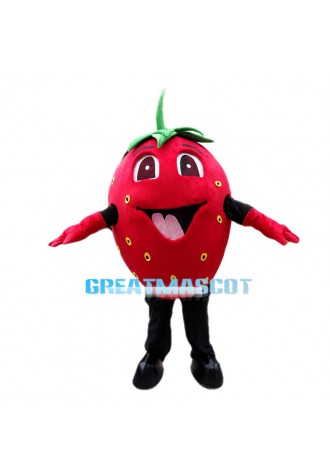 Ecstatic Strawberry Baby Mascot Costume