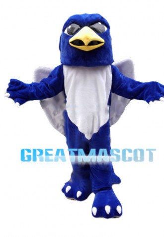 Ferocious Blue Condor Mascot Costume