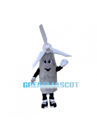 Wind Power Station With Windmill Mascot Costume