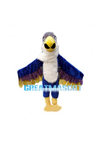 Winged Eagle With Grey Head Mascot Costume