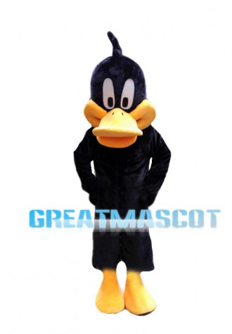 Black Duck Over The Moon Mascot Costume