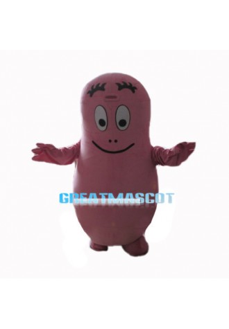 Wise Pink Barbapapa Mascot Costume