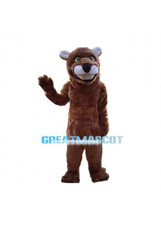Casual Muscle Lion Mascot Costume
