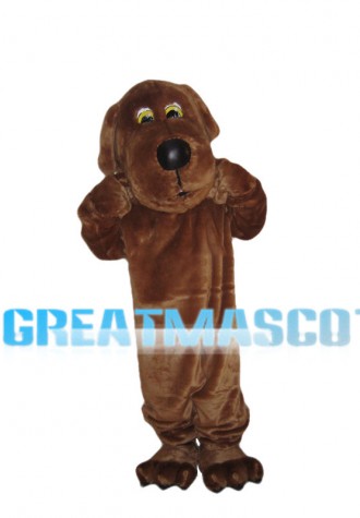 Honest Brown Dog Mascot Costume