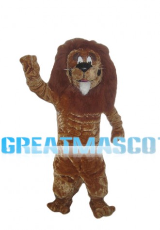 Strong Adult Lion Mascot Costume