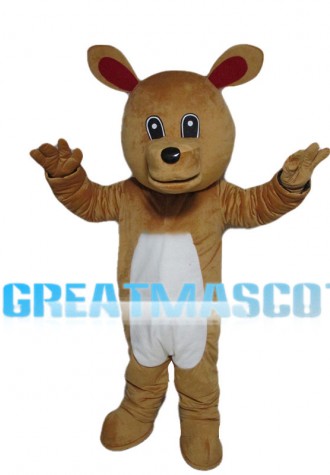 Pitiful Brown Puppy Mascot Costume