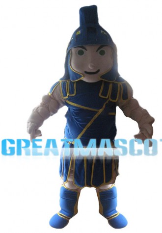 Brave Fearless Soldier Mascot Costume