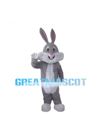 Basic Grey Rabbit Mascot Costume