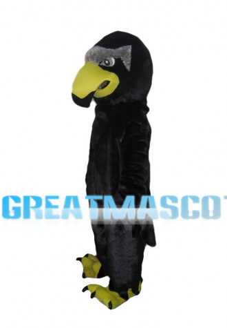 Black Parrot Mascot Costume