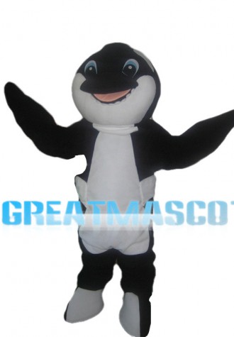 Blue Eyes Dolphin Mascot Costume