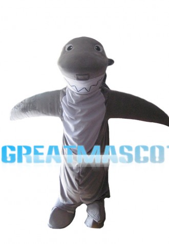 Grey Whale Mascot Costume