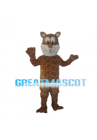 Yellow Pattern Tiger Mascot Costume