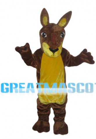 Vigilant Brown Dog Mascot Costume