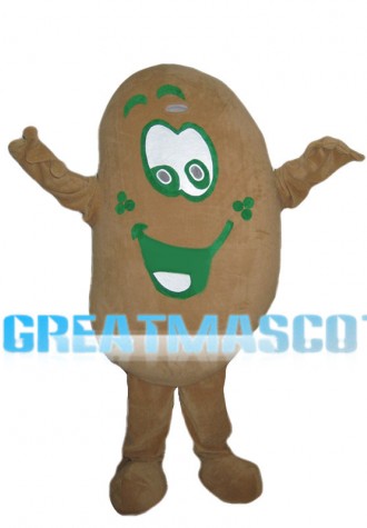 Cheerful Potato Mascot Costume