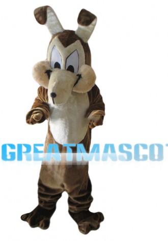 Hilarious Brown Dog Mascot Costume