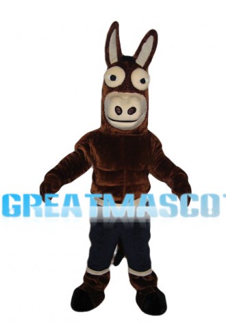 Funny Muscle Horse Mascot Costume