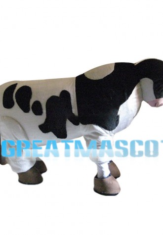 Milk Production Cow Mascot Costume