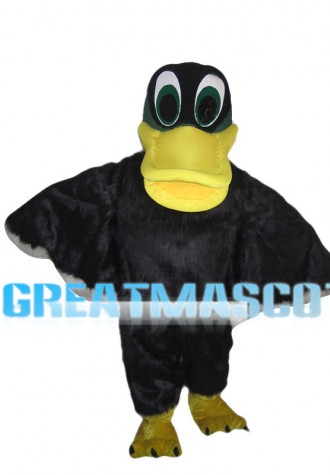Slow Black Duck Mascot Costume