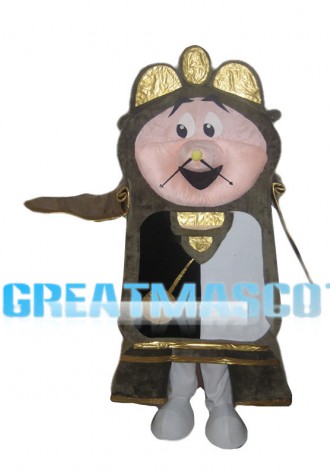 Old Vintage Wall Clock Mascot Costume