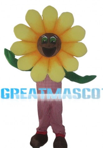 Bright Sunflower Mascot Costume