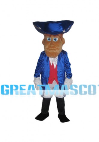Medieval Black Gentleman Mascot Costume