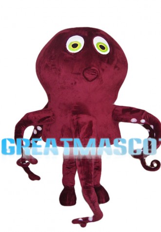 Green Eyes Octopus Mascot Costume