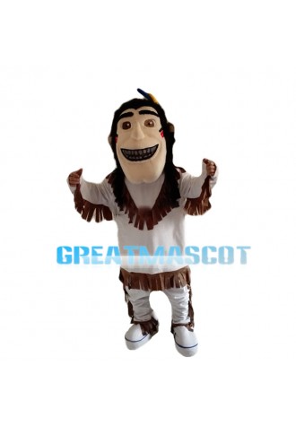 Powerful Tribal Man Mascot Costume