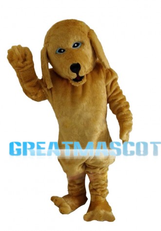 Honestly Cute Brown Dog Mascot Costume